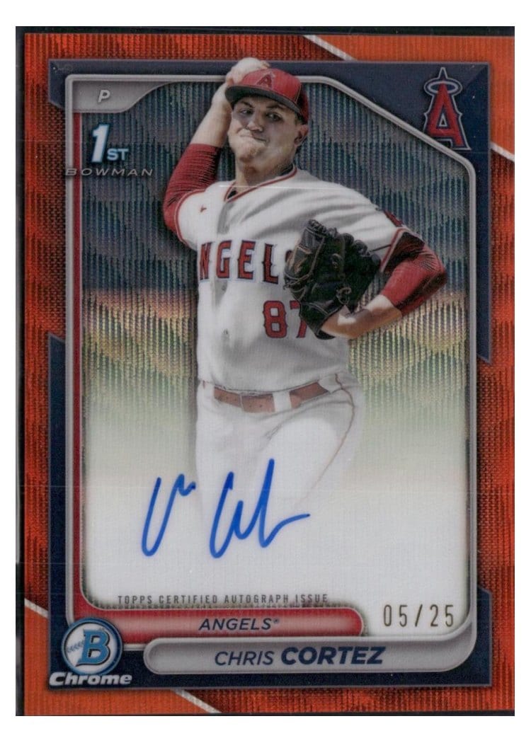 2024 Bowman Draft Chrome Prospect Autographs Chris Cortez #CPA-CCZ card
