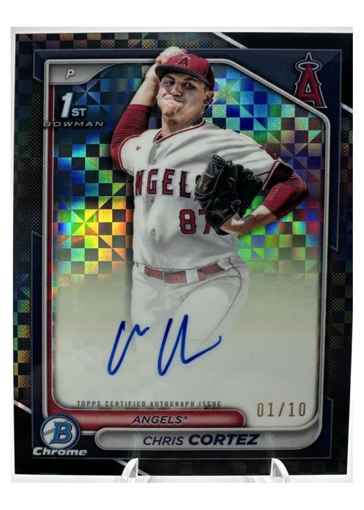 2024 Bowman Draft Chrome Prospect Autographs Chris Cortez #CPA-CCZ card