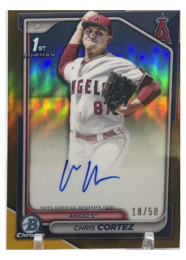 2024 Bowman Draft Chrome Prospect Autographs Chris Cortez #CPA-CCZ card