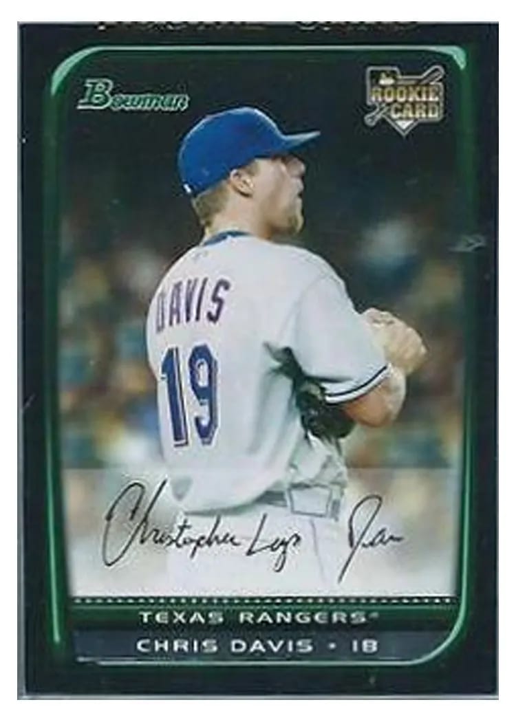 2008 Bowman Draft Picks Chris Davis #BDP14 card