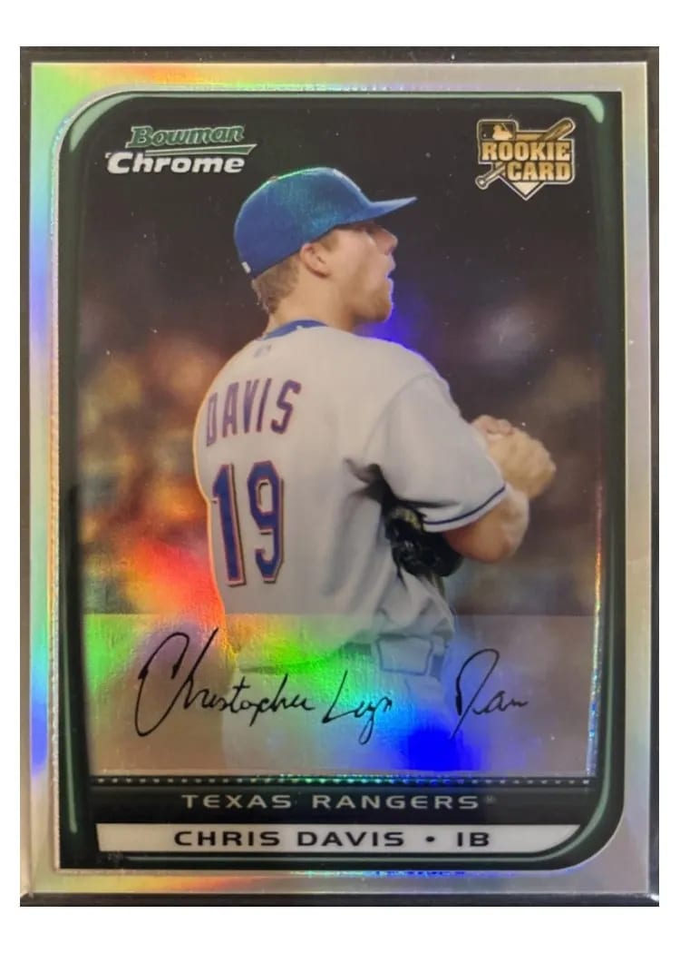 2008 Bowman Draft Picks & Prospects Chris Davis #BDP14 card
