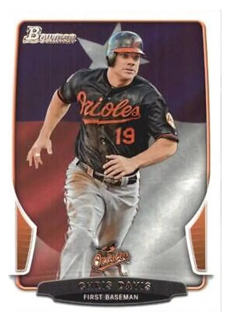 2013 Bowman Chris Davis #65 card