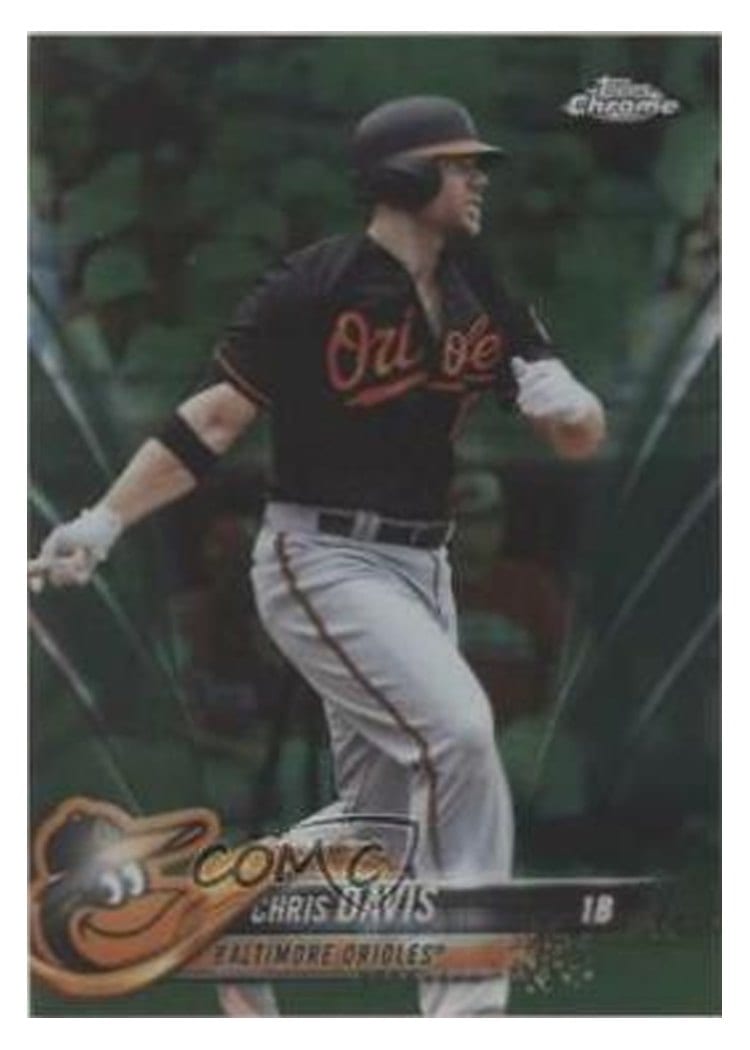 2018 Topps Chrome Base Set Chris Davis #16 card