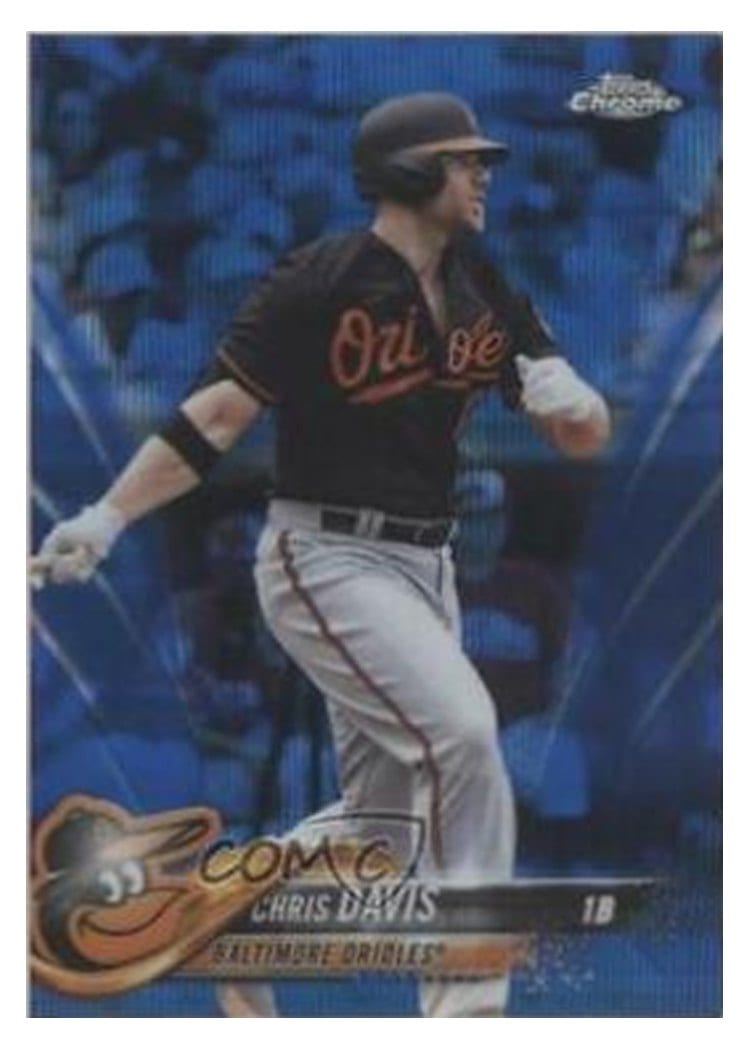 2018 Topps Chrome Base Set Chris Davis #16 card