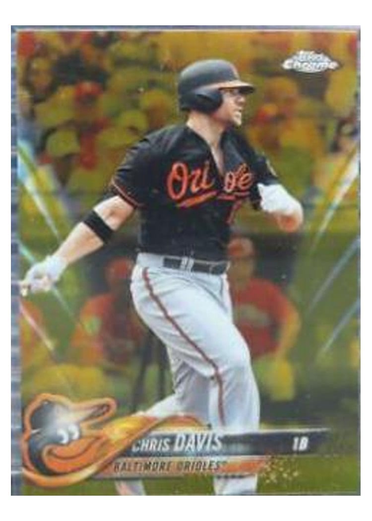 2018 Topps Chrome Base Set Chris Davis #16 card