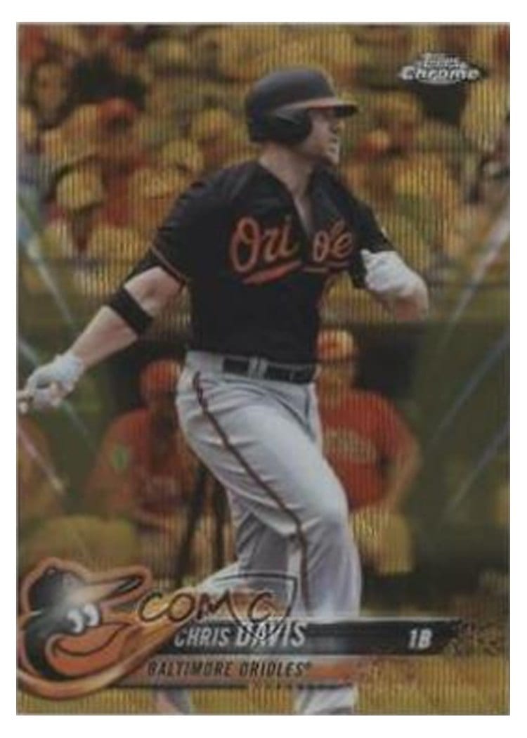 2018 Topps Chrome Base Set Chris Davis #16 card