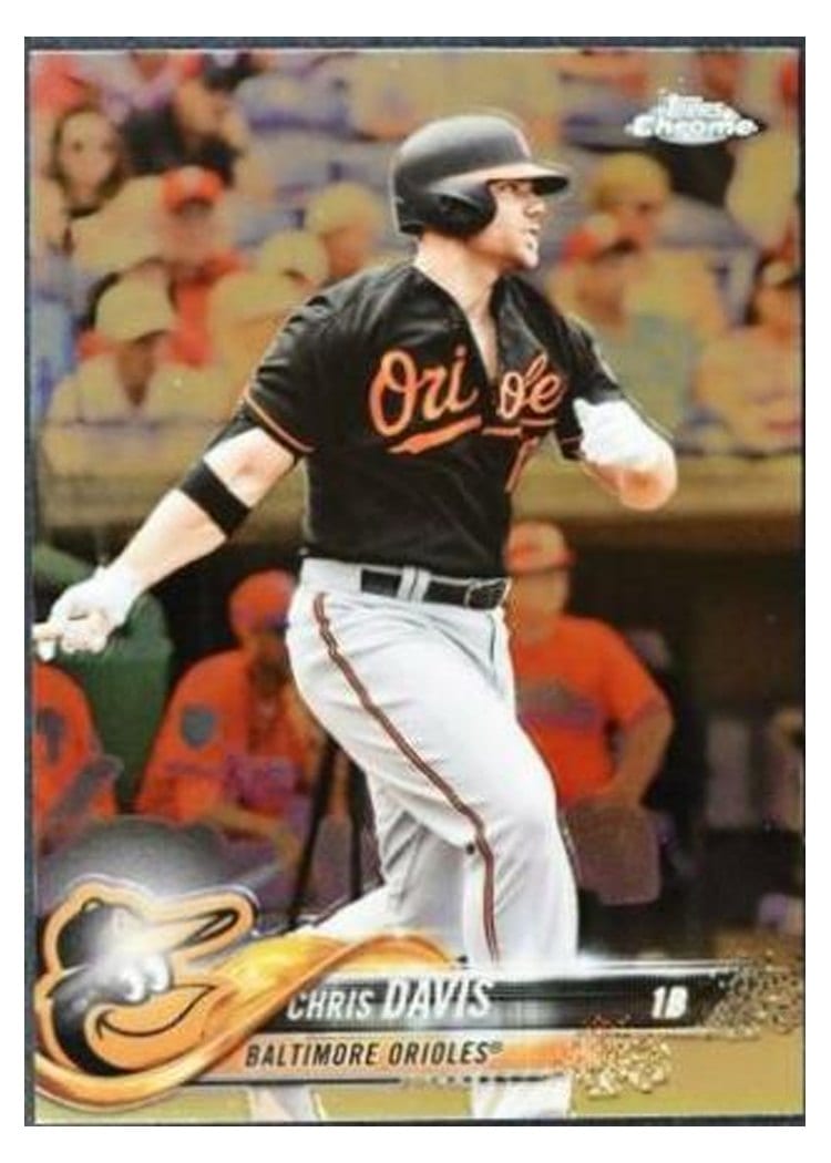2018 Topps Chrome Base Set Chris Davis #16 card