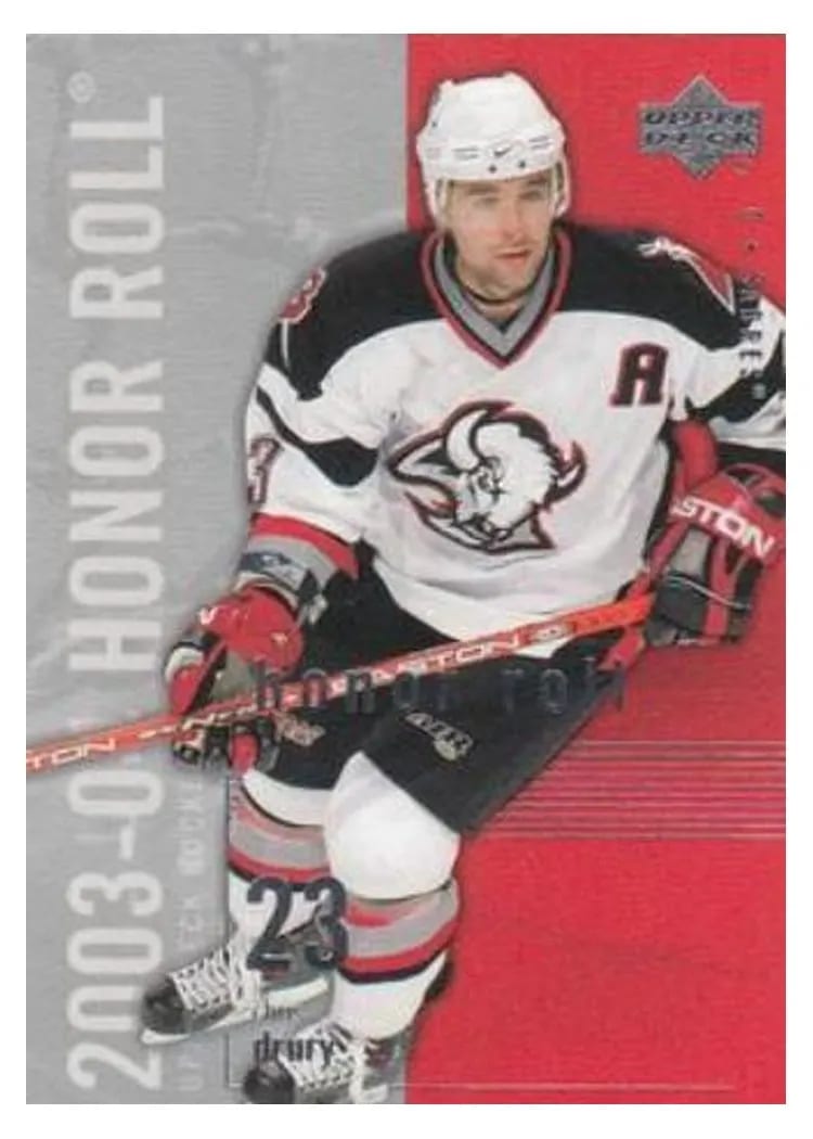2003 Upper Deck Honor Roll Chris Drury #8 card