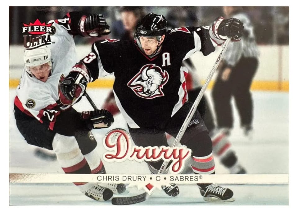 2005 Ultra Chris Drury #24 card