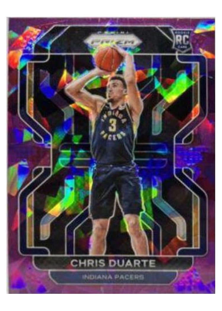 2021-22 Panini Prizm Base Set Chris Duarte Purple Ice Prizm #315 card