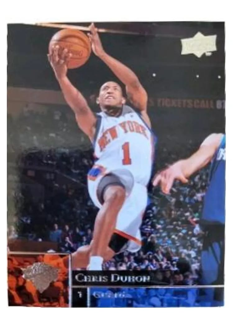 2009 Upper Deck Chris Duhon #128 card