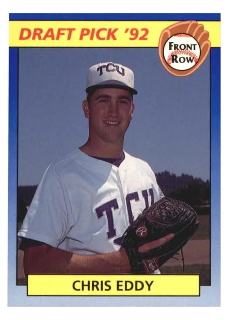 1992 Front Row Draft Picks Chris Eddy #56 card