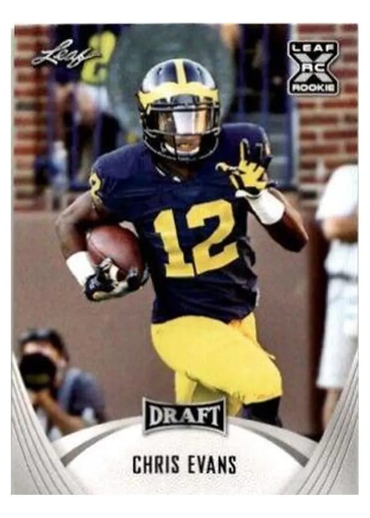 2021 Leaf Draft Chris Evans #19 card
