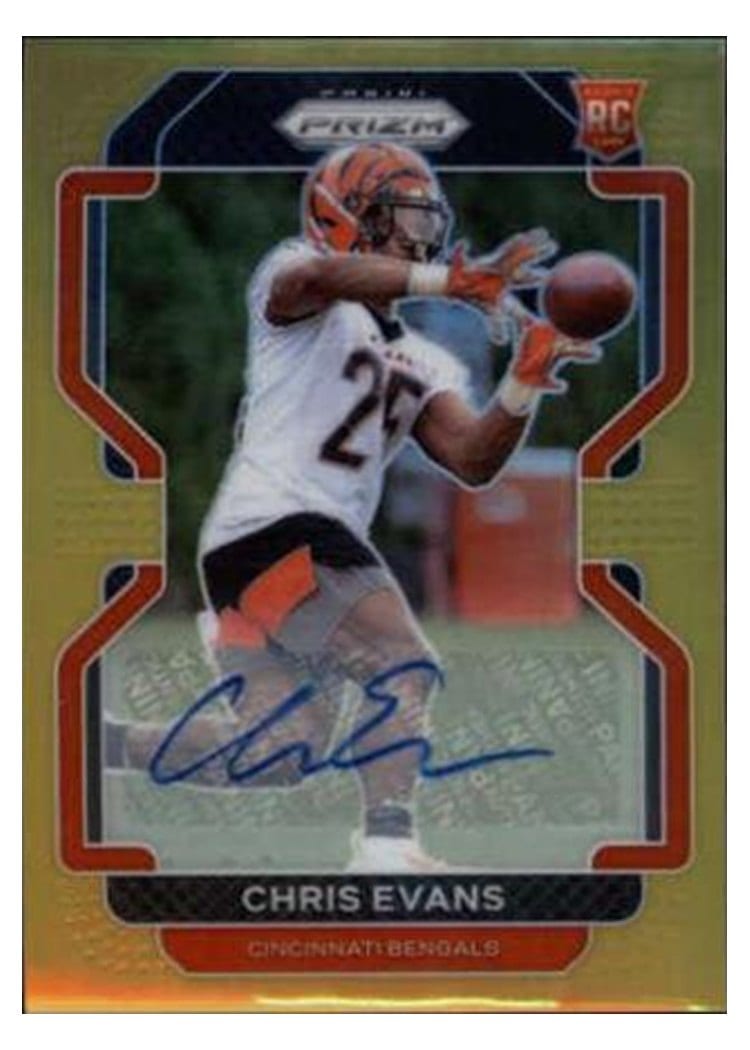 2021 Panini Prizm Base Set Chris Evans #424 card