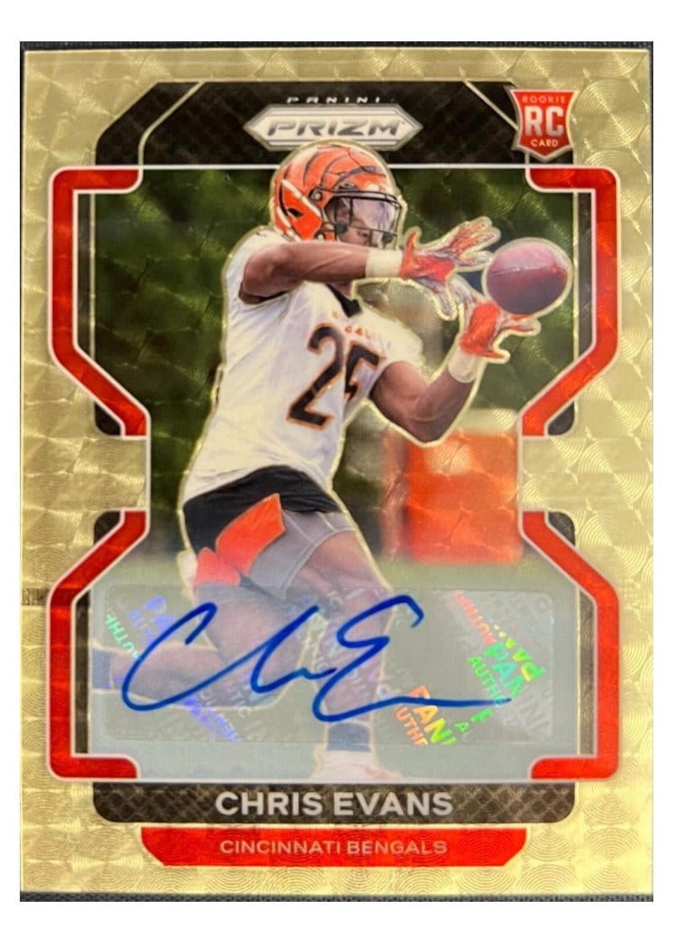 2021 Panini Prizm Base Set Chris Evans #424 card