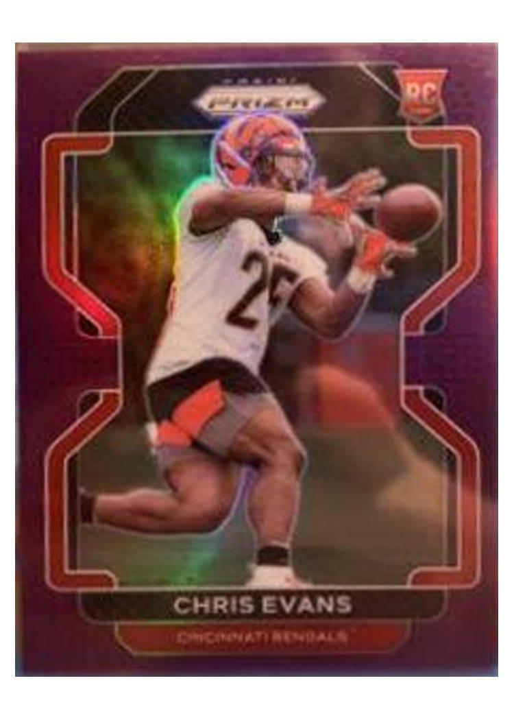 2021 Panini Prizm Base Set Chris Evans #424 card