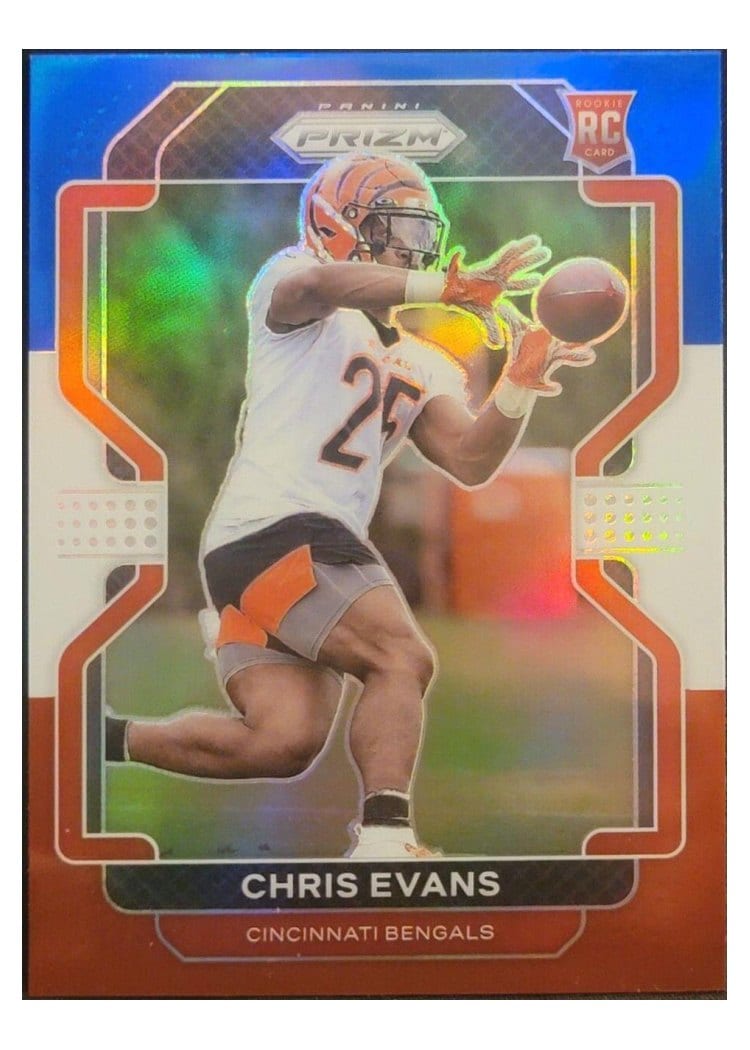 2021 Panini Prizm Base Set Chris Evans #424 card