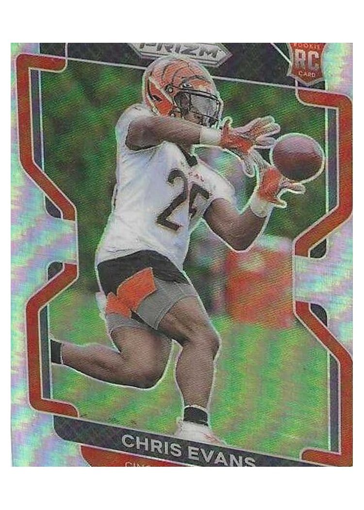 2021 Panini Prizm Base Set Chris Evans Silver Prizm #424 card