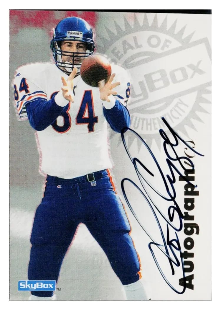 1997 Skybox Premium Autographics Chris Gedney card