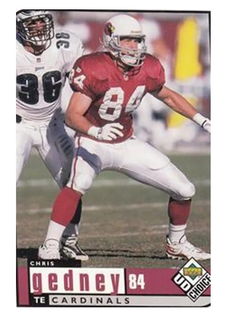 1998 Upper Deck UD Choice Chris Gedney #6 card