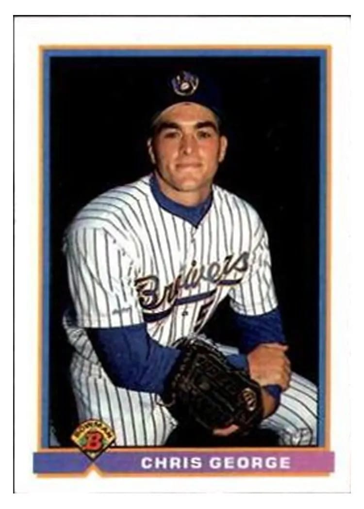 1991 Bowman Chris George #35 card
