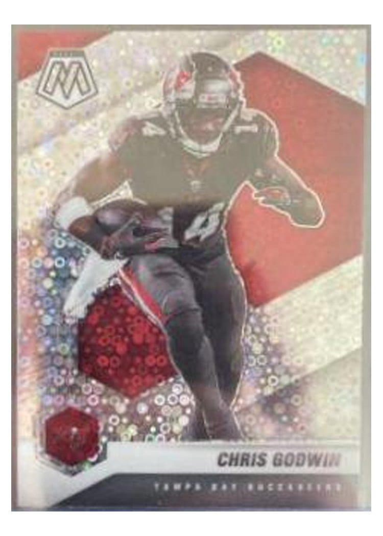 2021 Panini Mosaic Base Set Chris Godwin No Huddle Silver Mosaic #190 card
