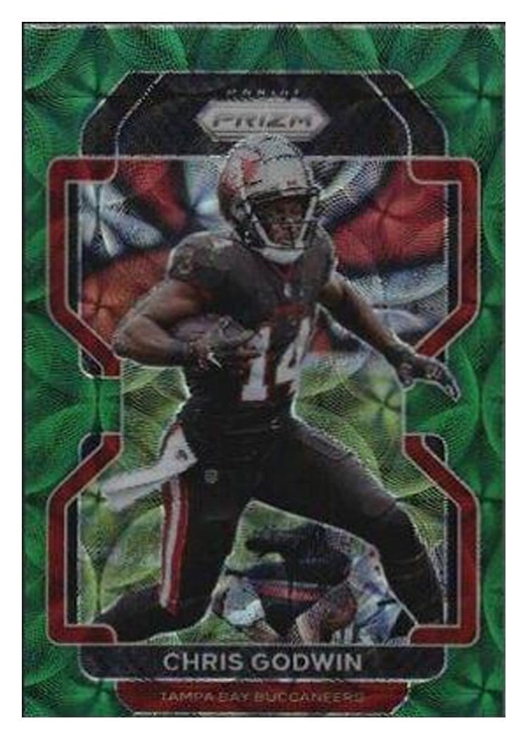 2021 Panini Prizm Base Set Chris Godwin Green Scope Prizm #291 card