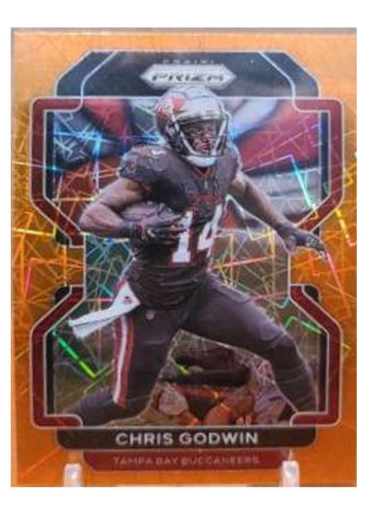 2021 Panini Prizm Base Set Chris Godwin Orange Lazer Prizm #291 card