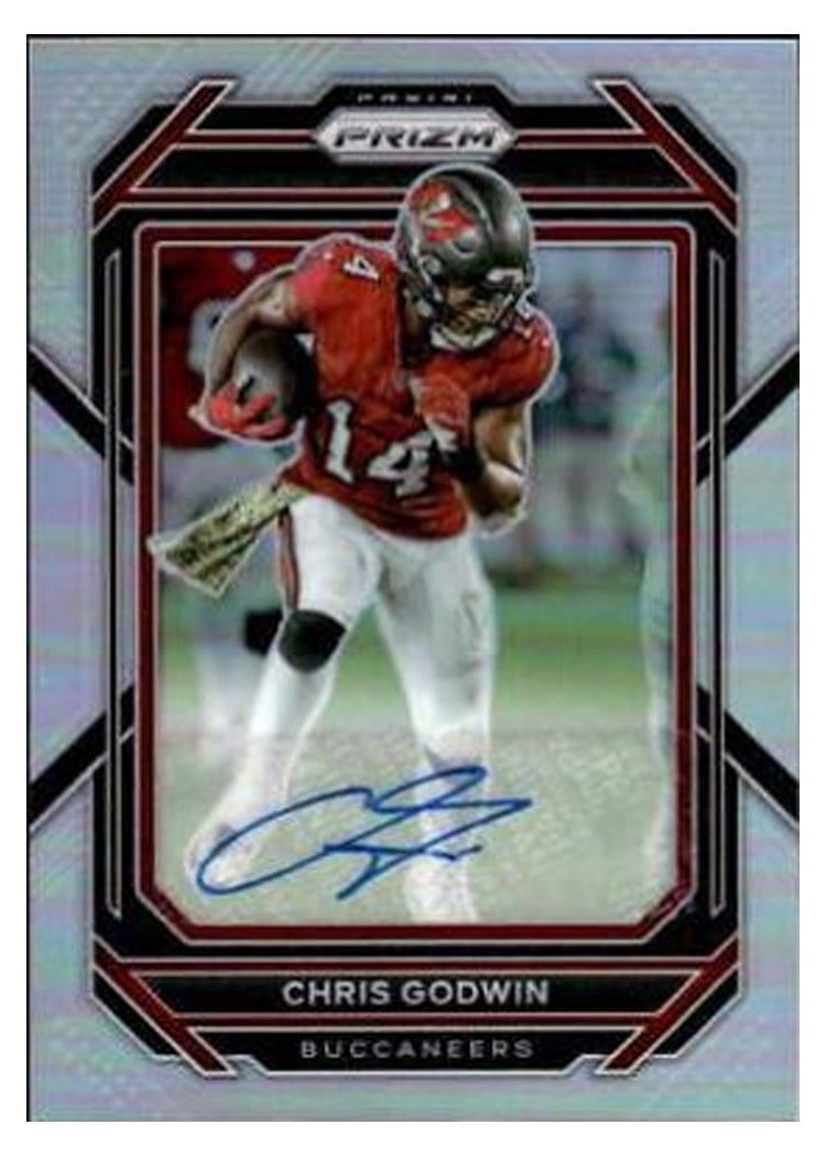 2022 Panini Prizm Base Set Chris Godwin Autograph Silver #276 card