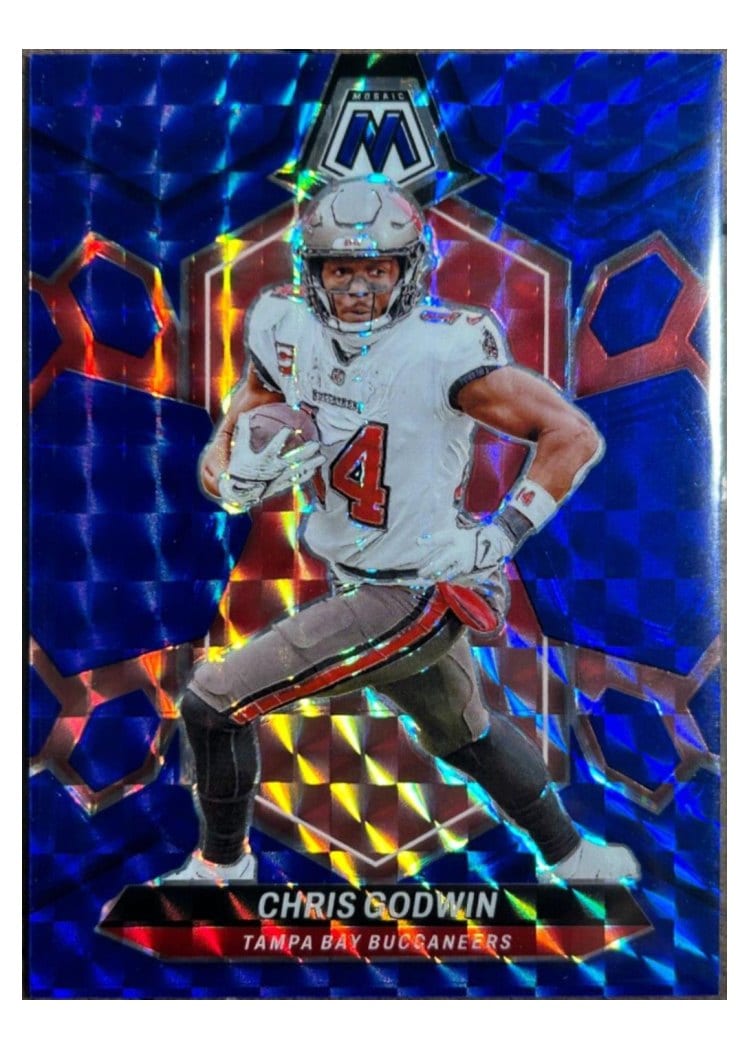 2024 Panini Mosaic Base Set Chris Godwin Blue #207 card