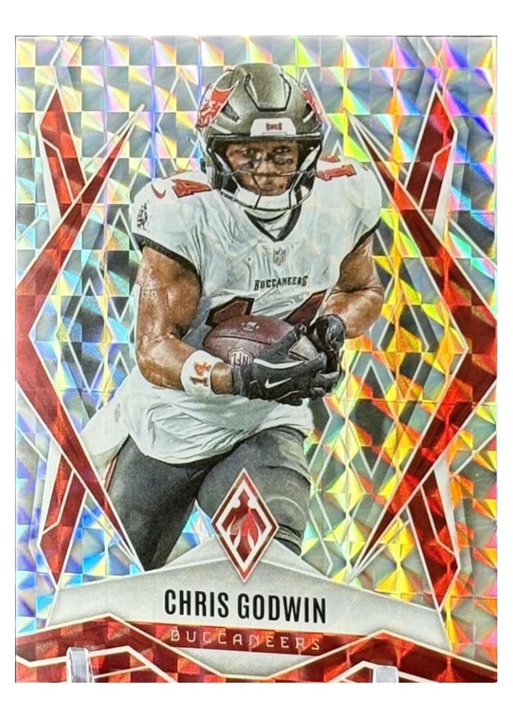 2025 Panini Phoenix Base Set Chris Godwin Silver Pyramids #61 card