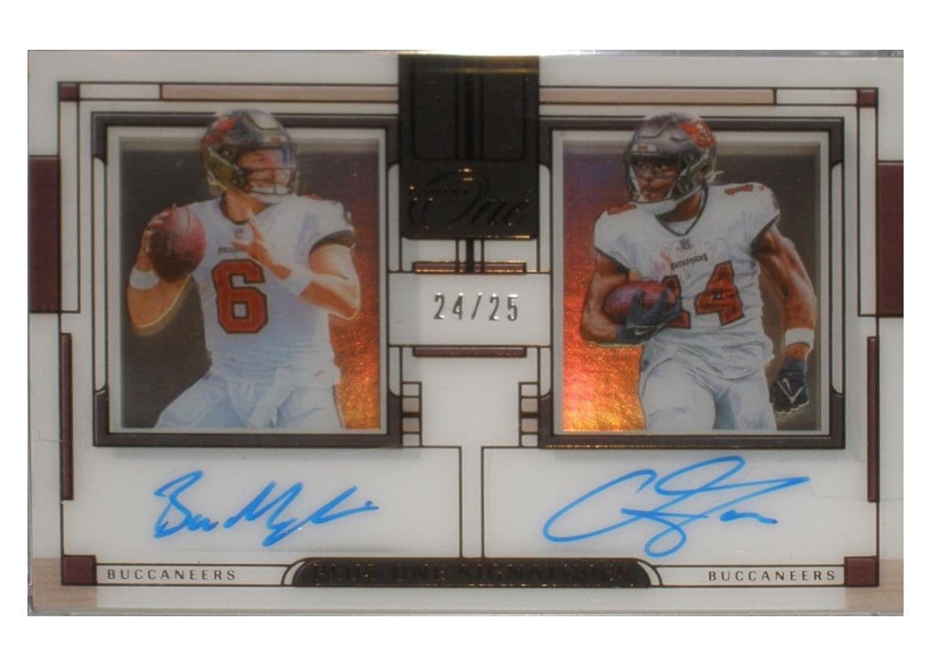 2023 Panini One Plus One Signatures Chris Godwin/Baker Mayfield #160 card