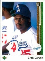 1989 Upper Deck Base Set Chris Gwynn #607 card