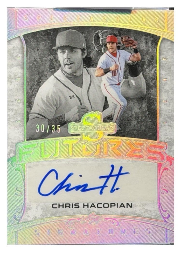 2025 Leaf Spectacular Baseball Spectacular Futures Chris Hacopian #SF-CH1 card
