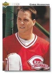 1992 Upper Deck Base Set Chris Hammond #105 card