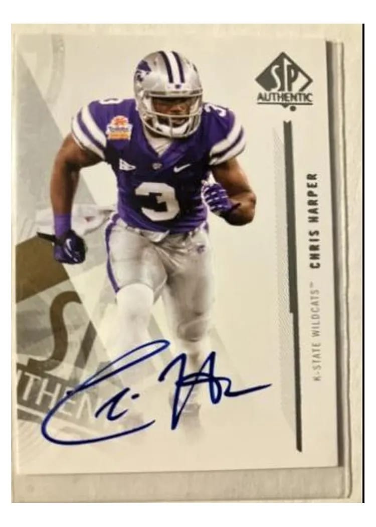 2013 SP Authentic Chris Harper #38 card