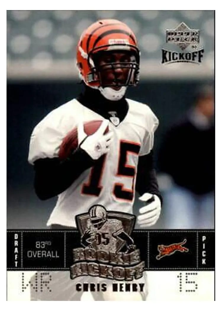 2005 Upper Deck Kickoff Chris Henry #129 card