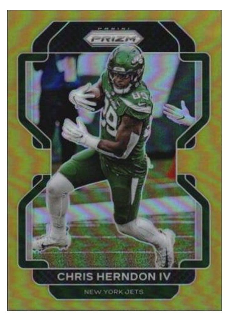 2021 Panini Prizm Base Set Chris Herndon IV Gold Prizm #87