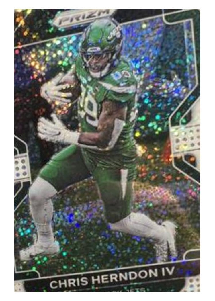 2021 Panini Prizm Base Set Chris Herndon IV White Sparkle Prizm #87