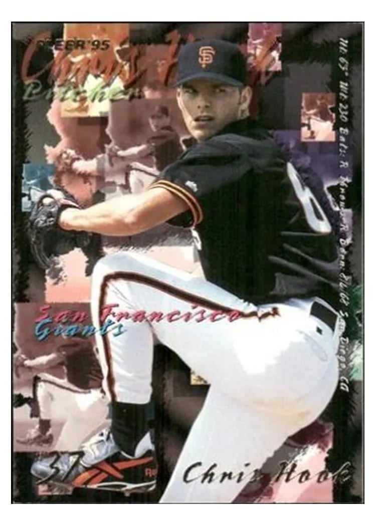 1995 Fleer Update Chris Hook #U-194 card