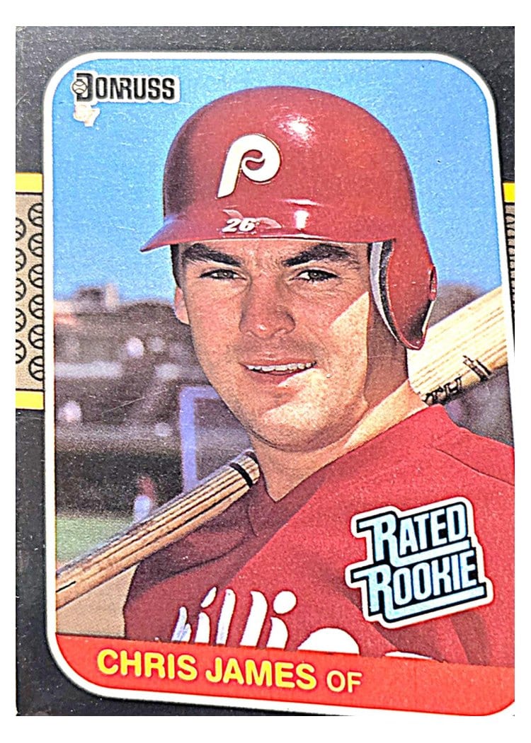 1987 Donruss Chris James #42 card