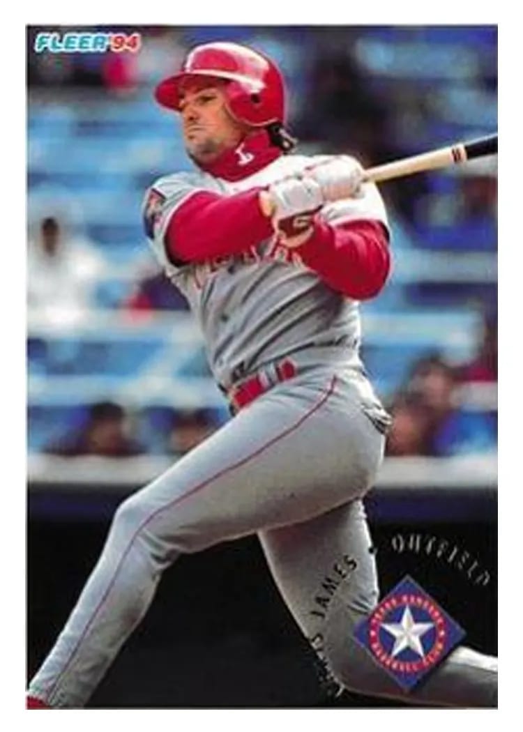 1994 Fleer Update Chris James #U-93 card