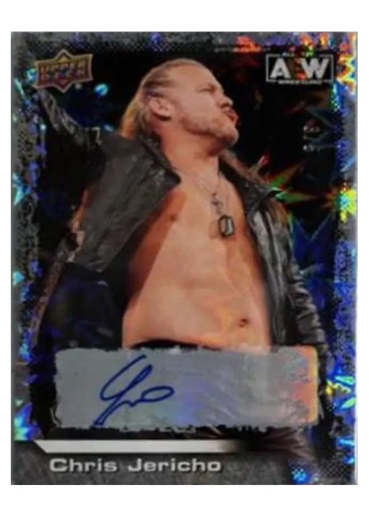 2022 Upper Deck AEW Chris Jericho Dynamite Autograph #1 card