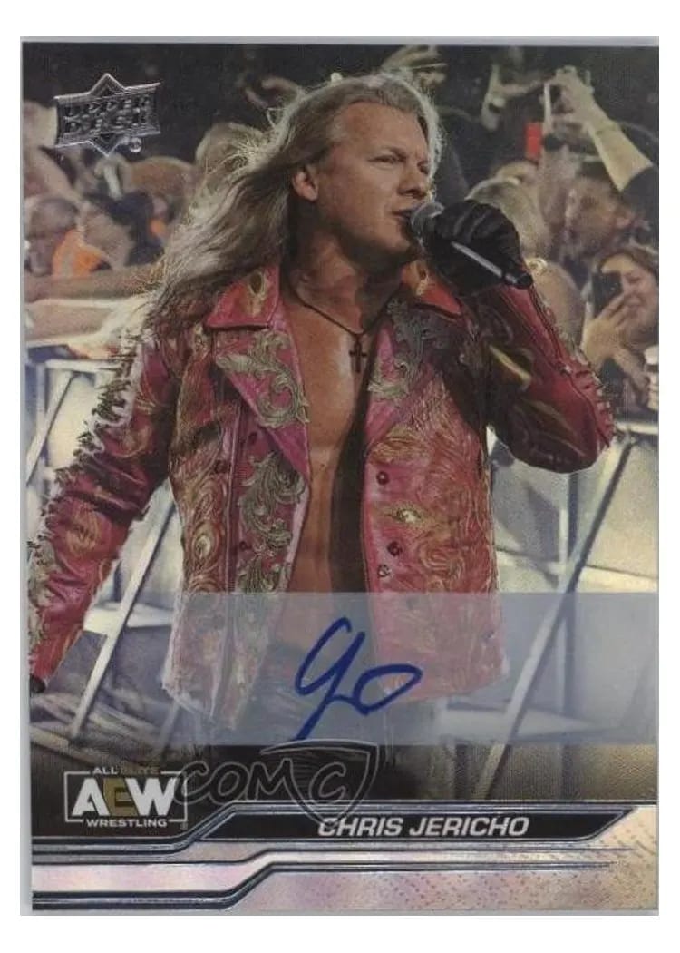 2024 Upper Deck AEW Chris Jericho Autograph #5 card