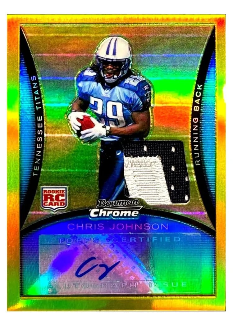 2008 Bowman Chrome Chris Johnson #BC76 card