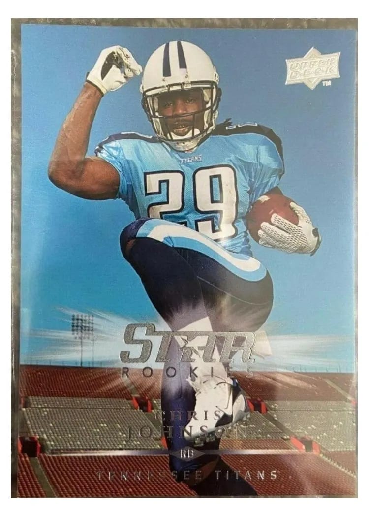 2008 Upper Deck Chris Johnson #30 card