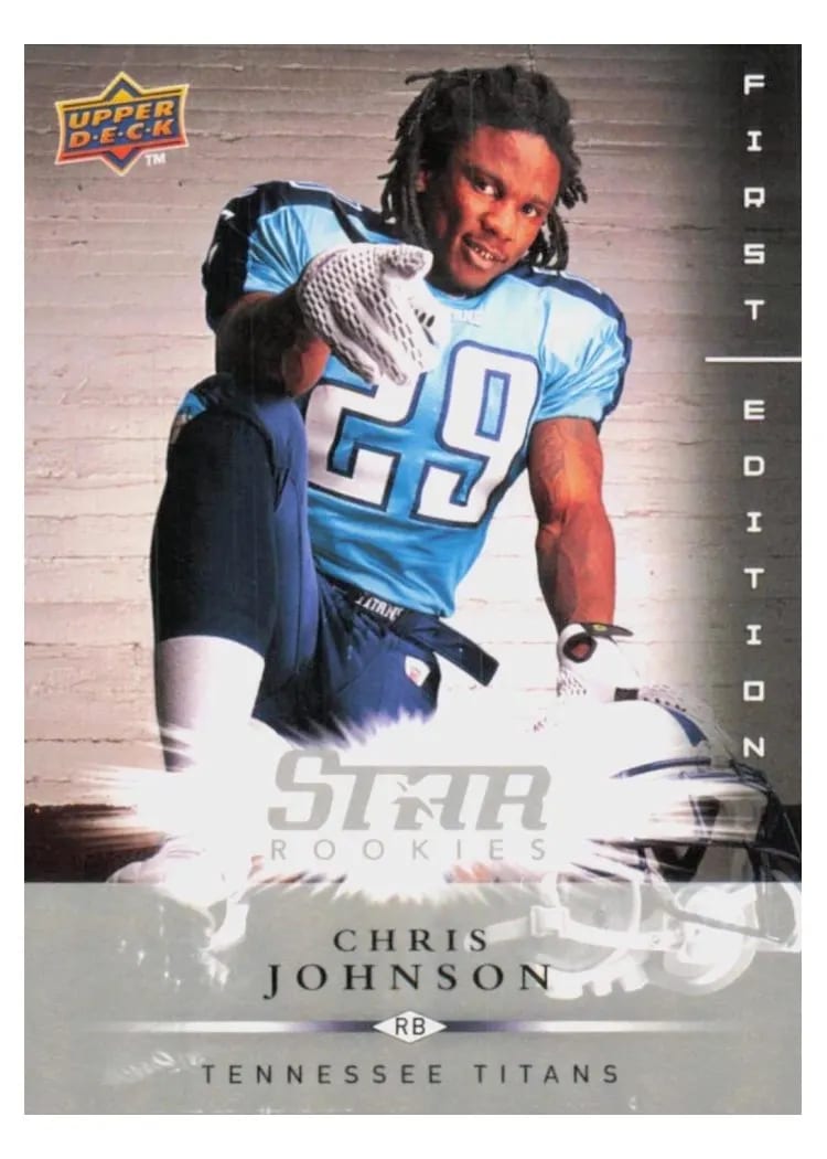 2008 Upper Deck First Edition Chris Johnson #157 card