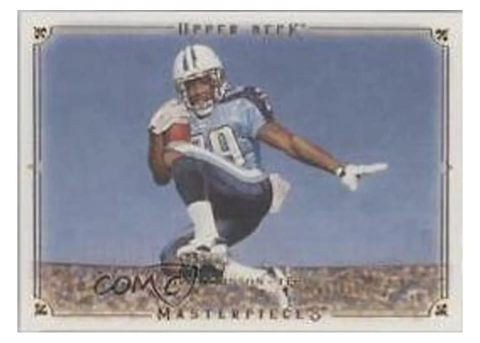 2008 Upper Deck Masterpieces Chris Johnson #38 card