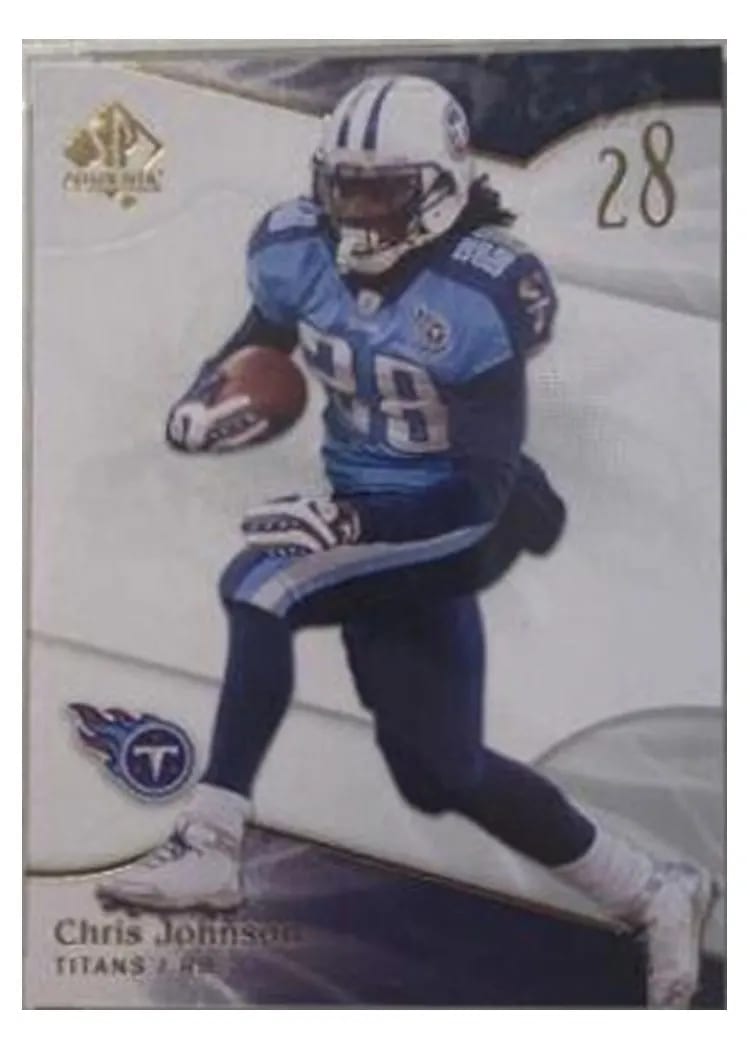 2009 SP Authentic Chris Johnson #99 card