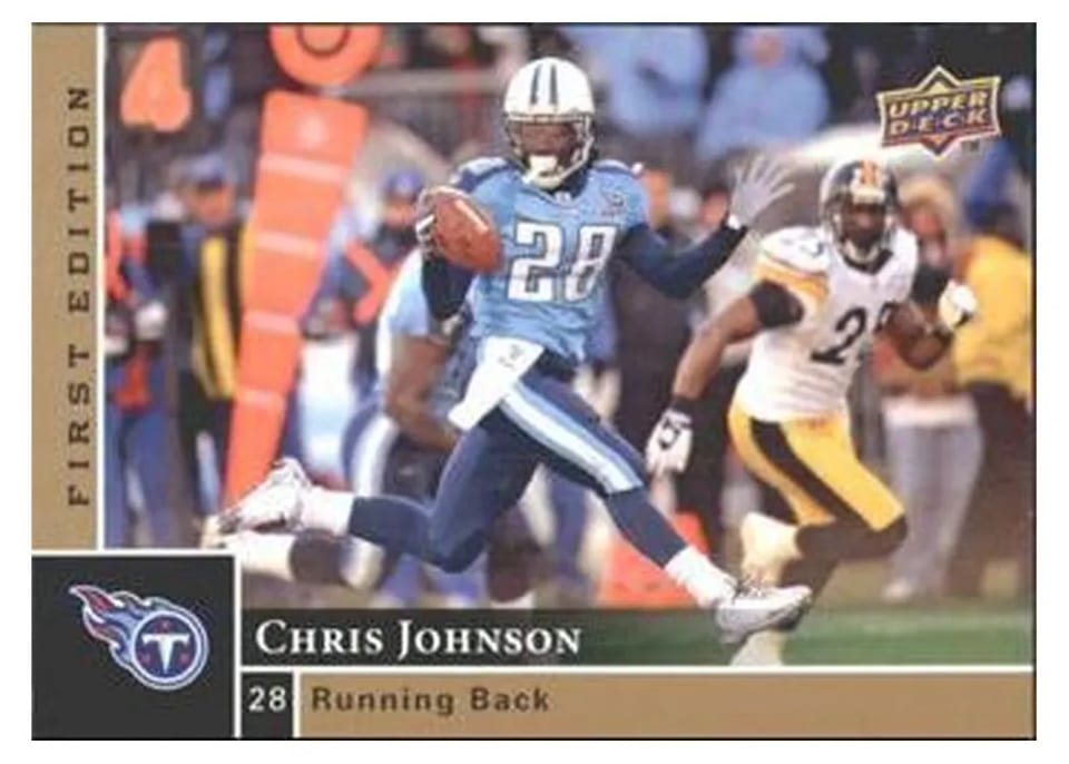 2009 Upper Deck First Edition Chris Johnson #143 card
